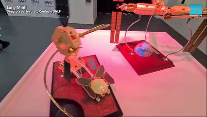 Muestra Aeroespacial China en el Centro de Arte de la UNLP