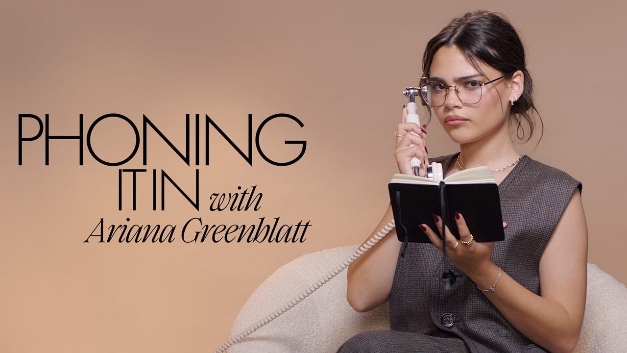 Ariana Greenblatt Prank Calls Billie Eilish, Jake Shane, and Camila Mendes | Phoning It In | ELLE