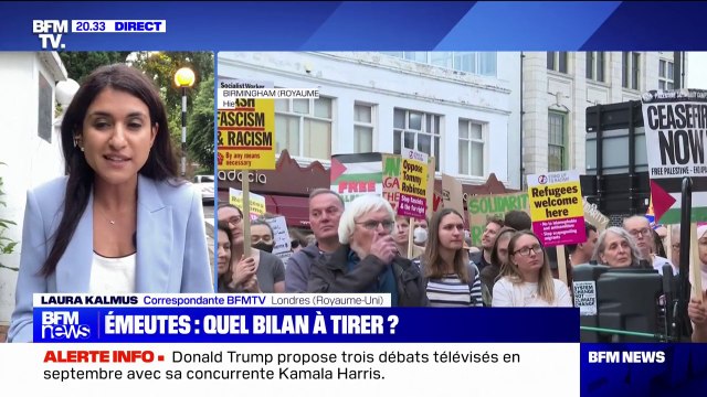 Émeutes au Royaume-Uni: une centaine de personnes a été mise en examen et une dizaine a déjà été condamnée