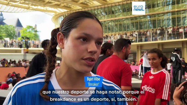 El breaking funde arte y deporte con su debut en los Juegos Olímpicos