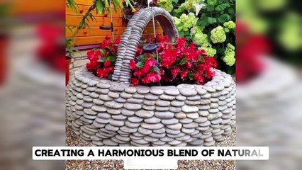 Gabion plant stand ideas