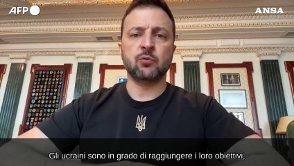 Zelensky: "La Russia deve sentire le conseguenze della guerra"