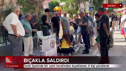 Kocaeli'de bıçaklı saldırı