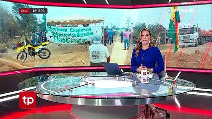 Por biotecnología, productores bloquearán la ruta nueva entre Santa Cruz y Cochabamba