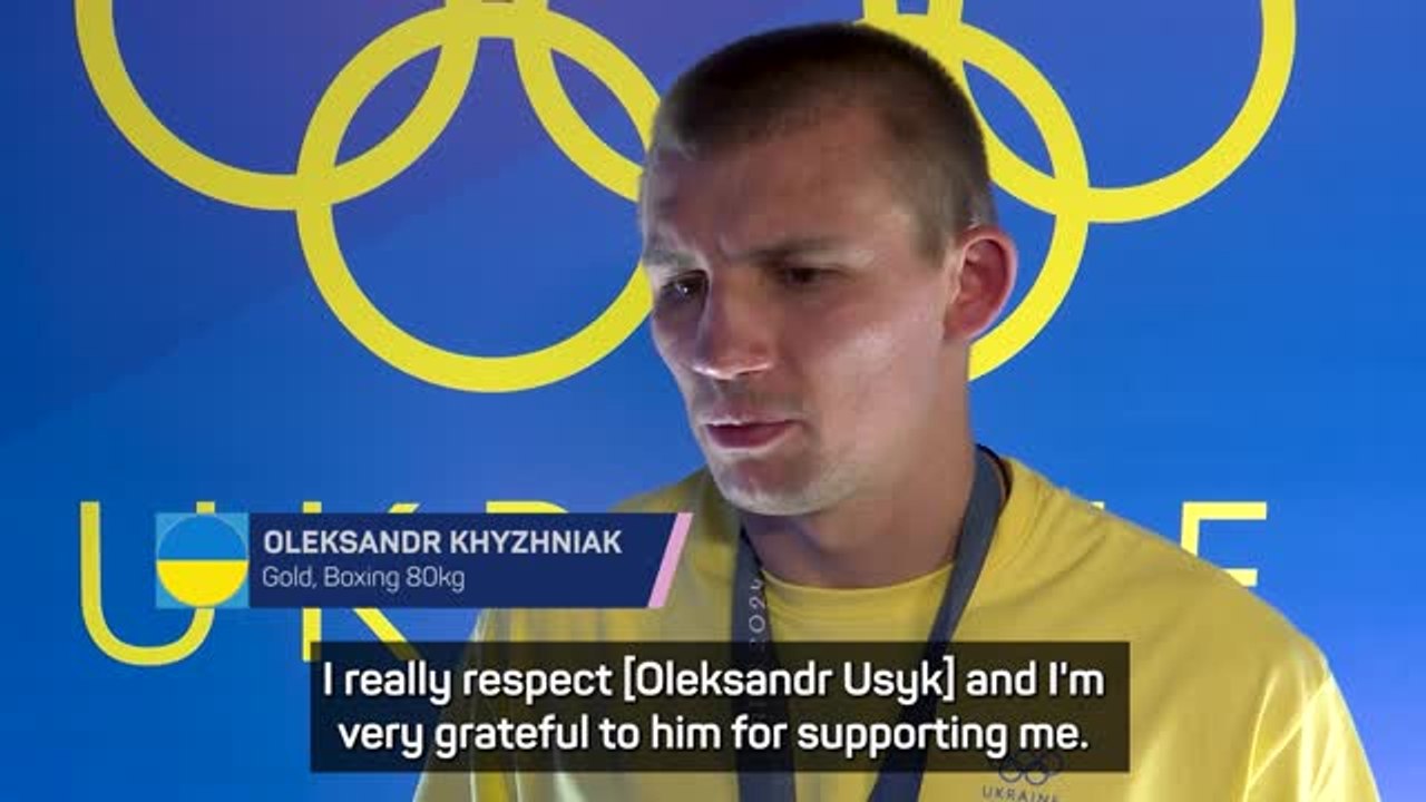 Gold medallist Khyzhniak lauds Usyk's influence
