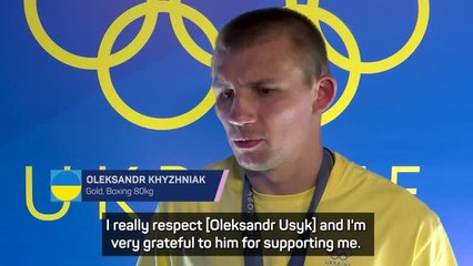 Gold medallist Khyzhniak lauds Usyk's influence