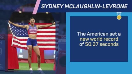 Medal Alert - Sydney McLaughlin-Levrone sets world record to win women's 400m hurdles