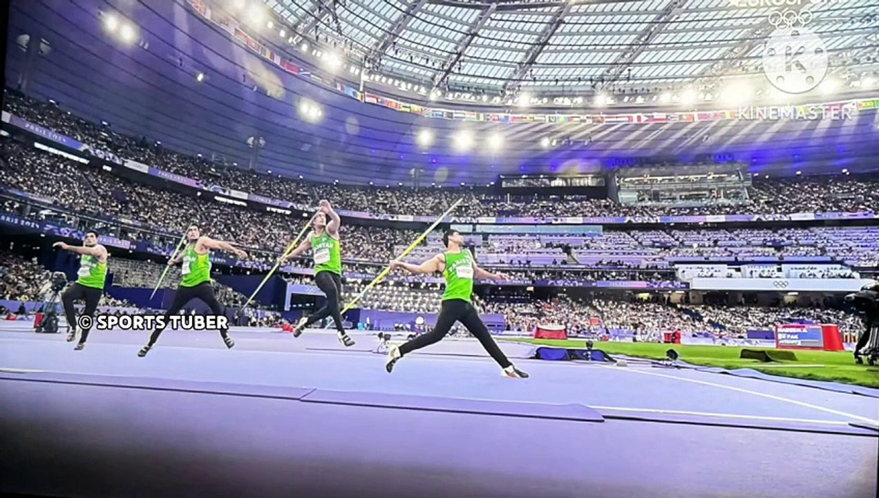 Arshad Nadeem Wins Gold Medal in Men s Javelin Throw Finals with 92.97m throw at Paris Olympics 2024