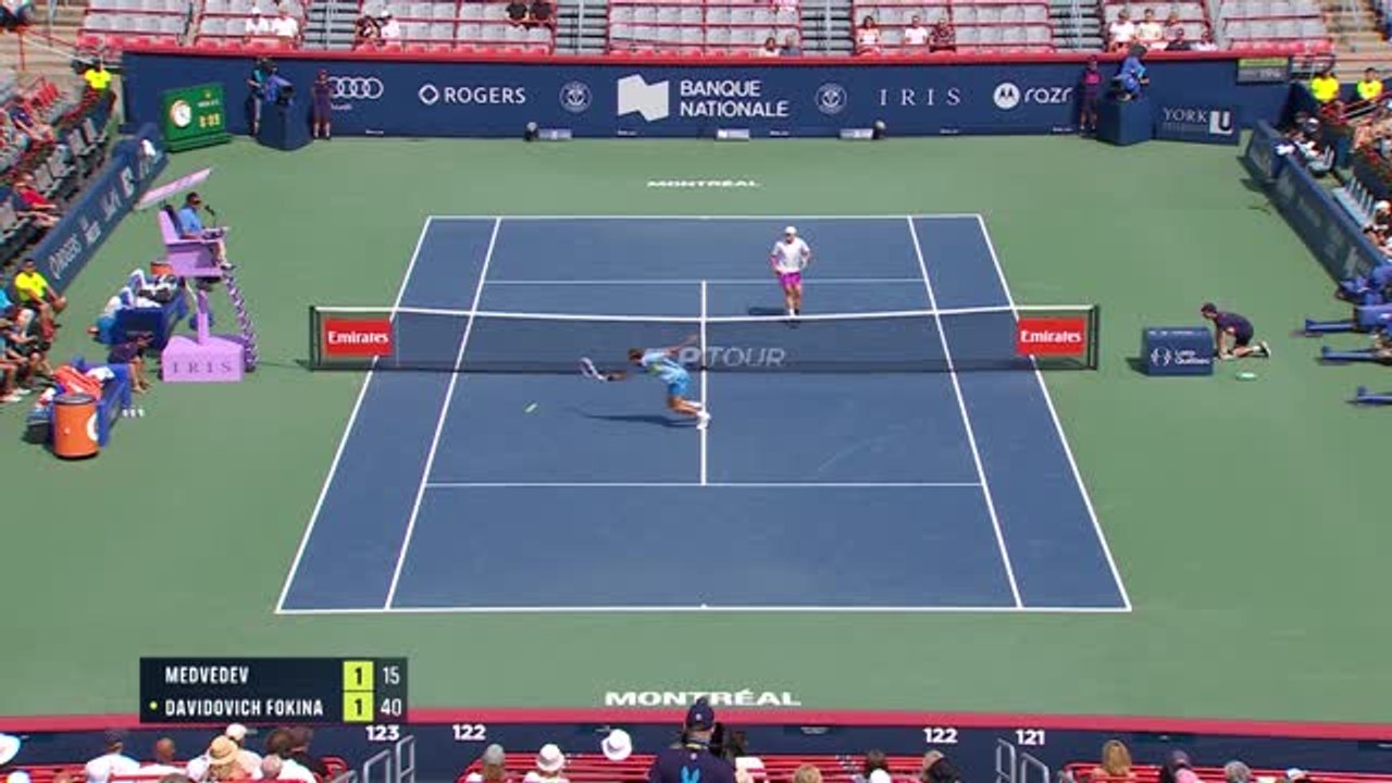 Montréal - Davidovich Fokina s'offre Medvedev
