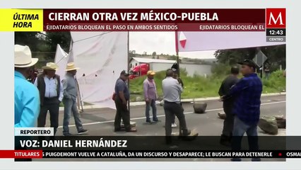 Cierran nuevamente la autopista México-Puebla