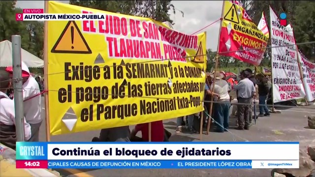 Ya son más de 50 horas de bloqueo en la autopista México-Puebla