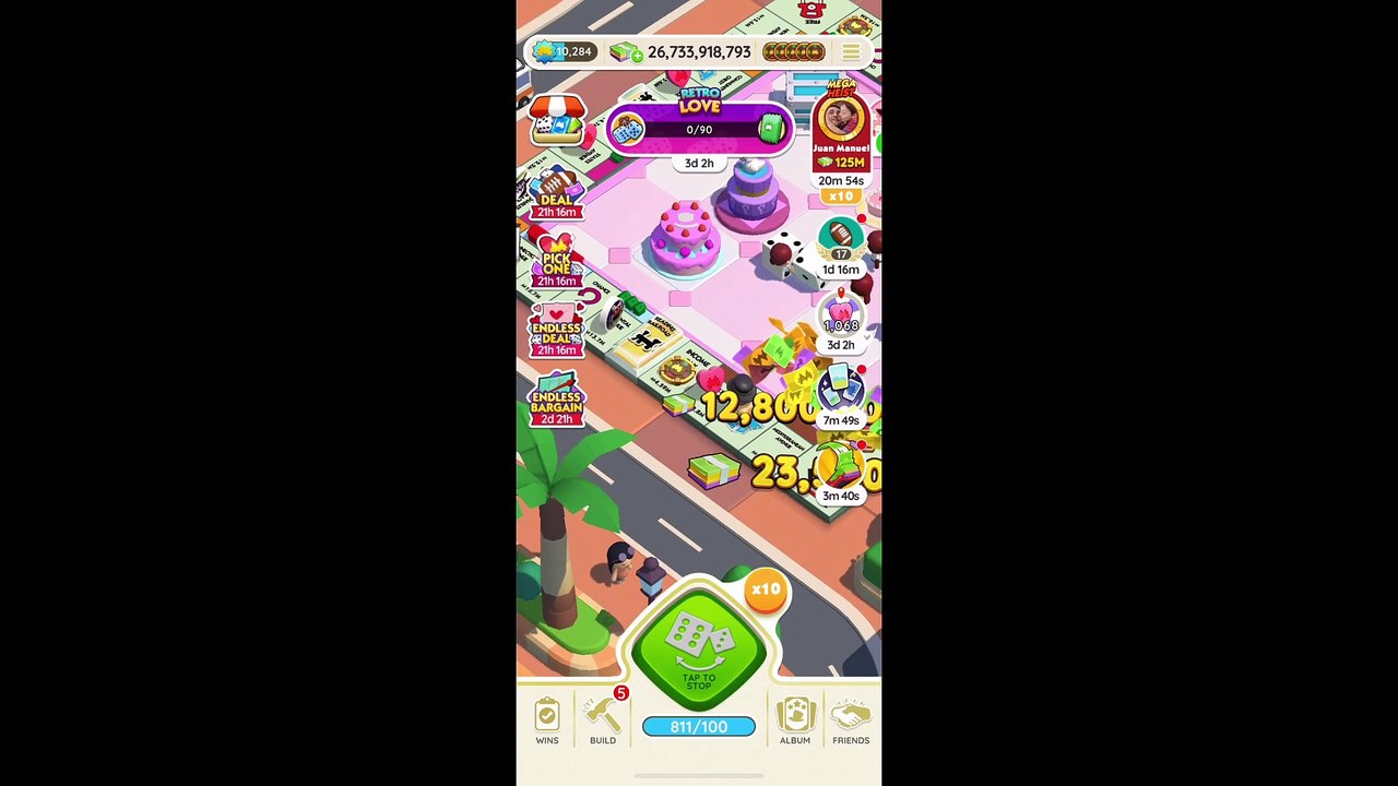 [Miniriceto]Game Play _ Monopoly Go! Day 345