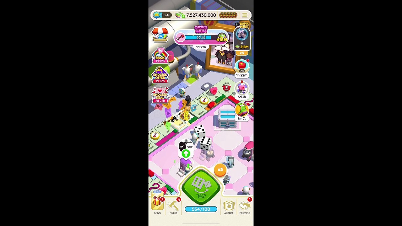 [Miniriceto]Game Play _ Monopoly Go! Day 343