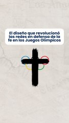 El diseño que revolucionó las redes en defensa de la fe en las olimpiadas