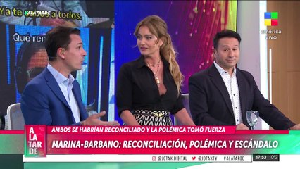  MARINA CALABRÓ - ROLANDO BARBANO: reconciliación, polémica y escándalo