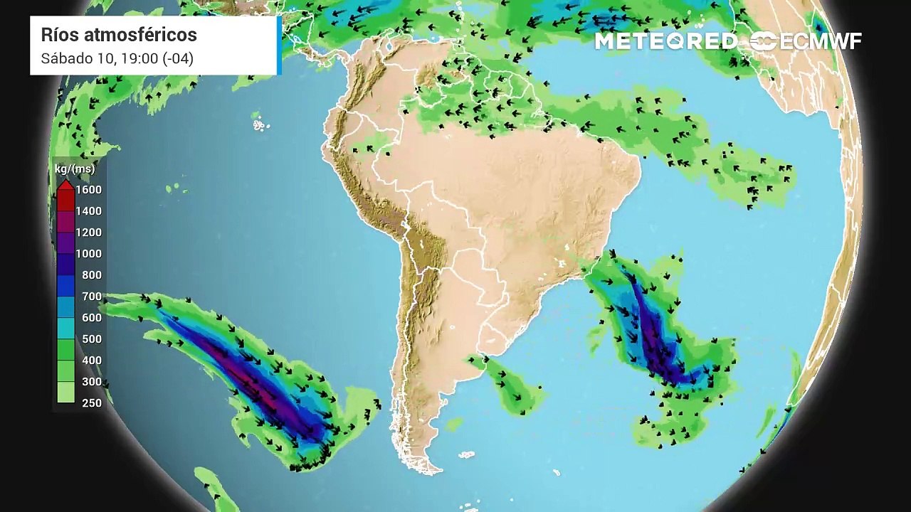 Sistema frontal con río atmosférico llegará a Chile para dejar lluvias con isoterma cero alta