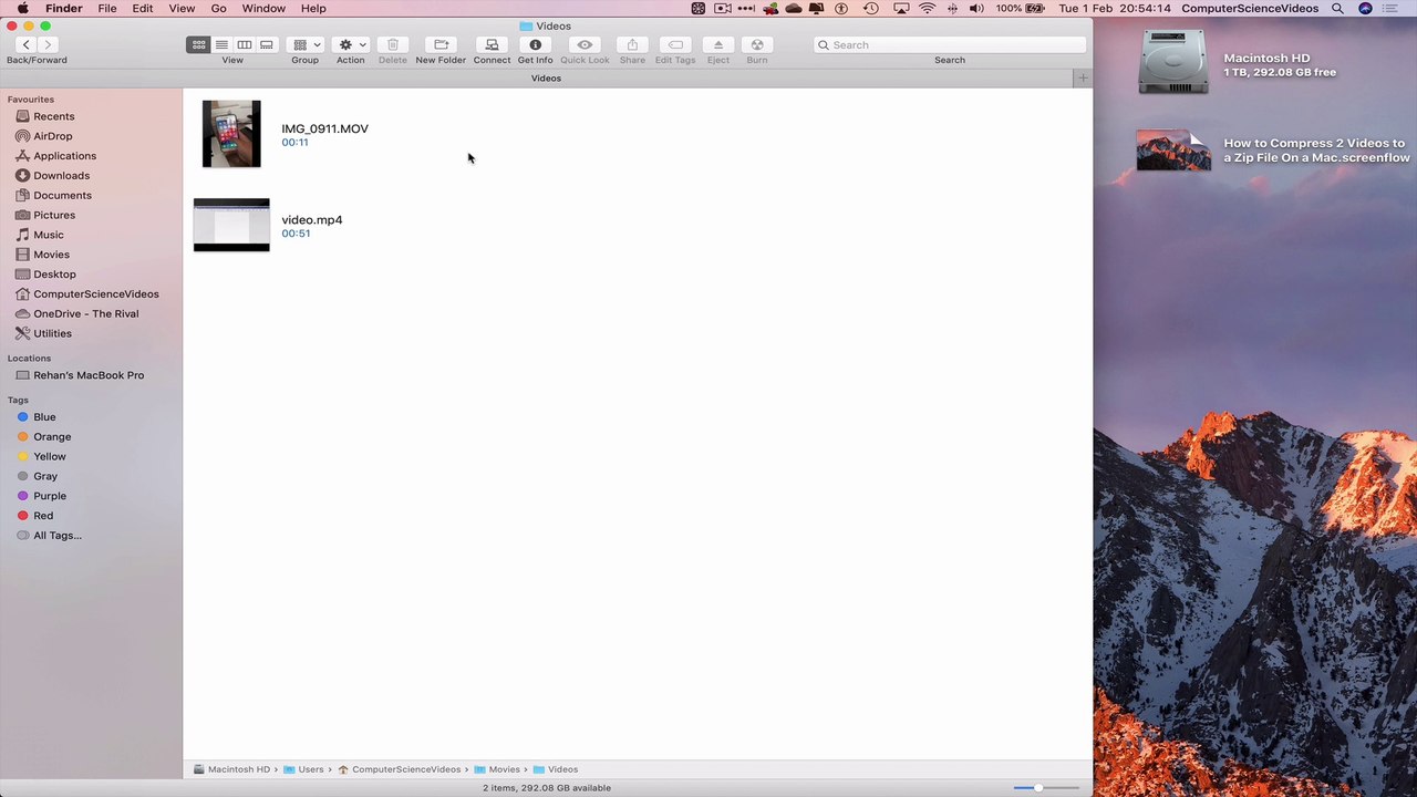How to COMPRESS a Video to a Zip File On a Mac - Basic Tutorial | New