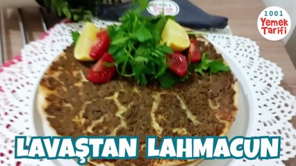 ✅LAVAŞTAN LAHMACUN TARİFİ👌😍