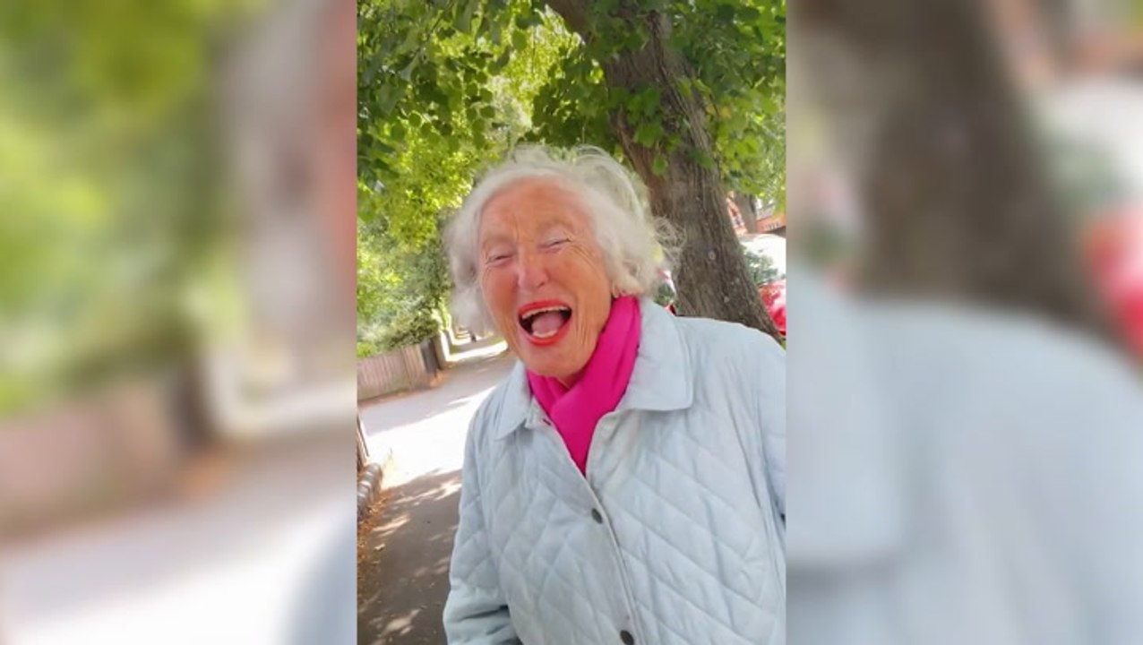 Heartwarming moment pensioner stops rapper on street to check on him amid UK riots