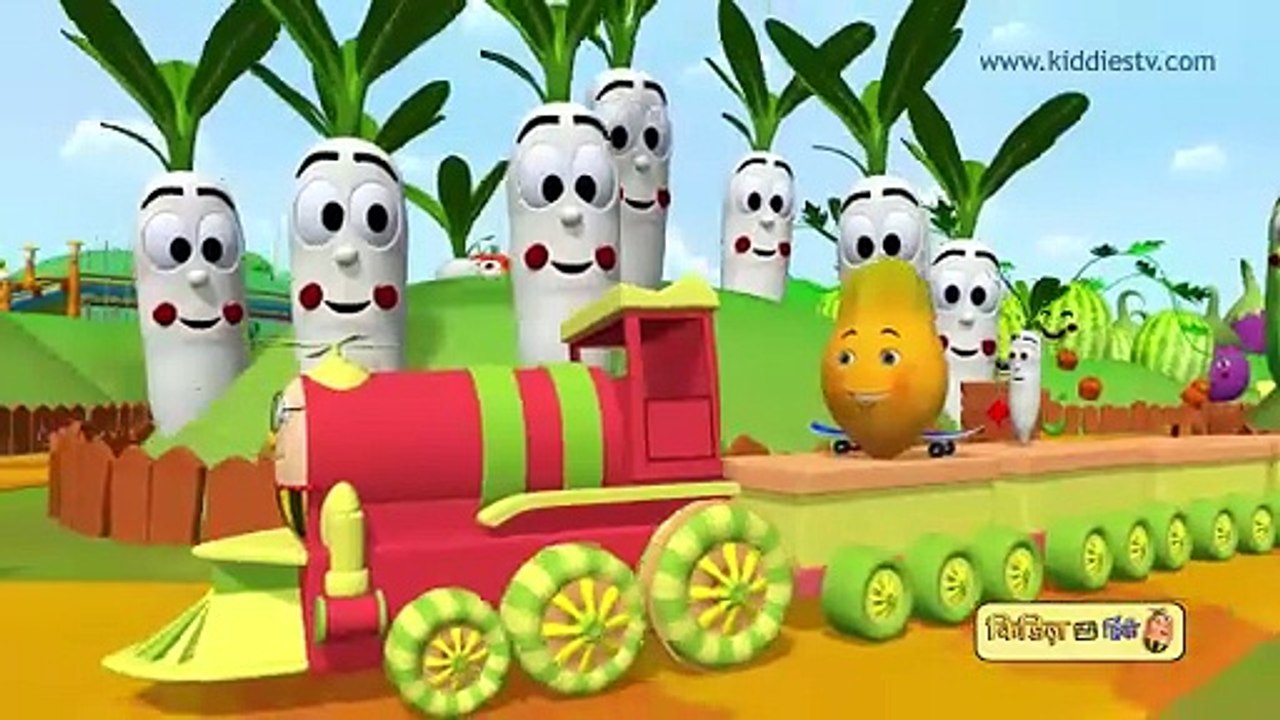 Humpty Train with his Fruit and Veggie Friends