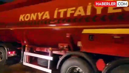 Konya'da Geri Dönüşüm Tesisi Yangını Kontrol Altına Alındı