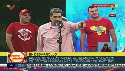 Pdte. Maduro: ¡Arriba Maradona, abajo Milei!