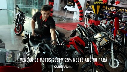 Vendas de motos sobem 25% neste ano no Pará