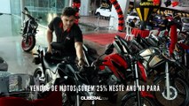 Vendas de motos sobem 25% neste ano no Pará