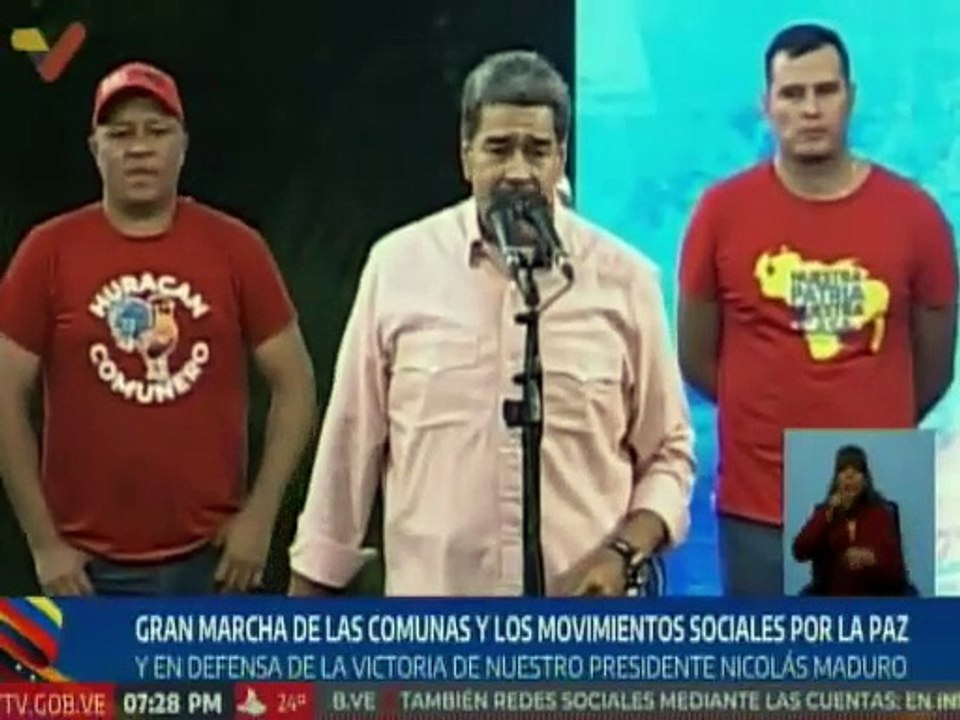 Pdte. Nicolás Maduro: Edmundo González no reconoce al TSJ, no reconoce al CNE, no reconoce a nadie
