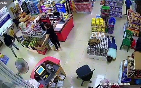 Así asaltaron un supermercado en Hato Nuevo, Manoguayabo