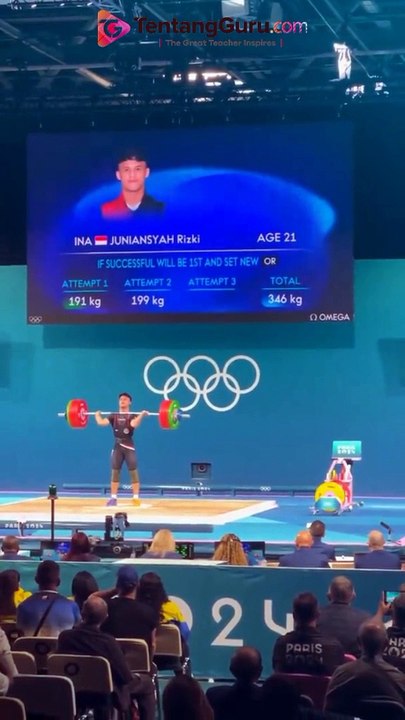MENDALI EMAS KEDUA UNTUK INDONESIA DI ANGKAT BESI OLIMPIADE PARIS