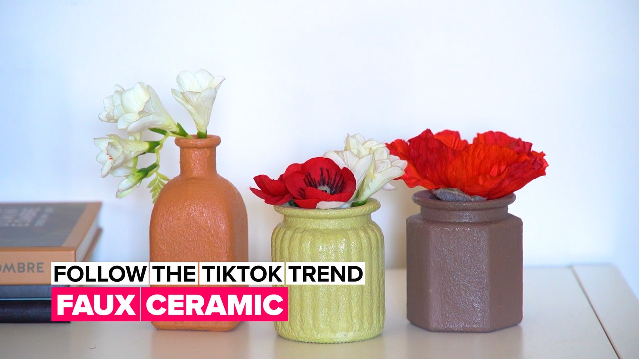 Follow the TikTok trend: Faux ceramic