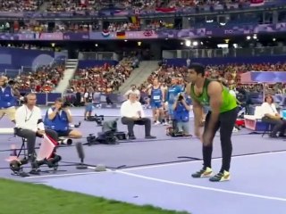 Arshad Nadeem with Olympic Record