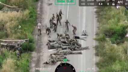 Ukrainian releases video of Russian troops surrendering after a surprise attack