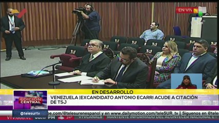 Partido Alianza del Lápiz representado por Antonio Ecarri asiste ante el TSJ