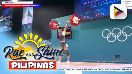 Elreen Ando, nagtapos sa ika-anim na pwesto sa #2024ParisOlympics Women's 59kg Weightlifting Division