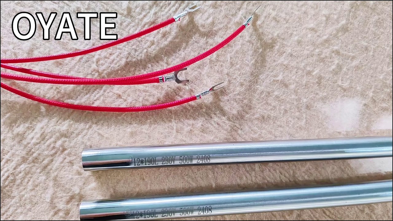 190mm 500w Cartridge heater heating elements are provided.