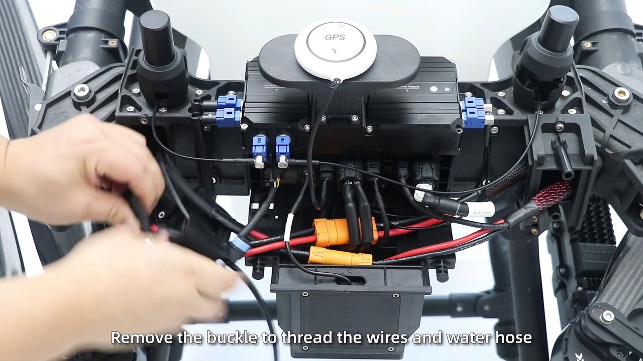 How to Install 4 Spraying Drone Nozzles on Z30p/Z50p agricultural drone?