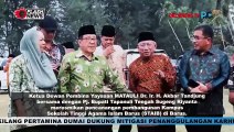 Akbar Tandjung Resmikan Pencanangan Pembangunan Kampus Sekolah Tinggi Agama Islam di Barus, Tapanuli Tengah