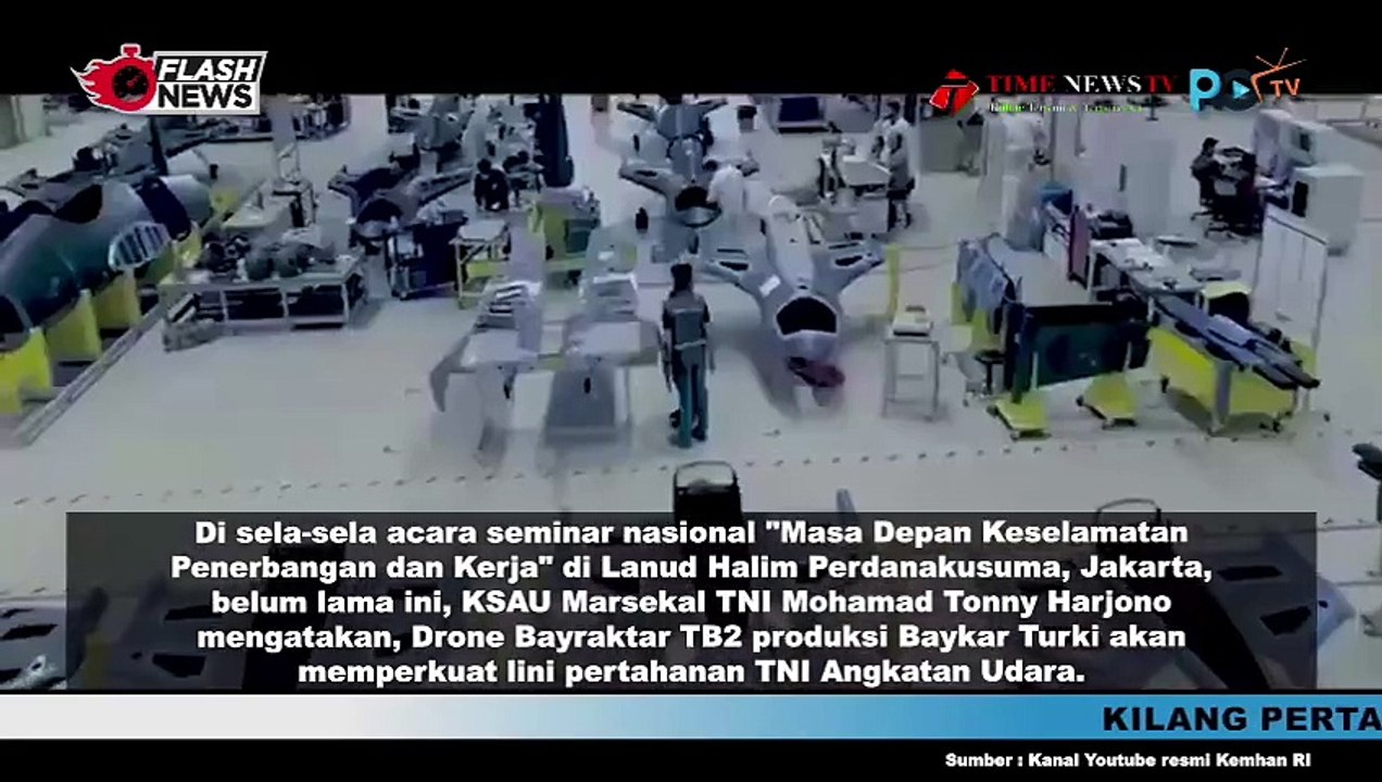 Drone Bayraktar TB2 Produksi Baykar Turki Akan Memperkuat Lini Pertahanan TNI Angkatan Udara