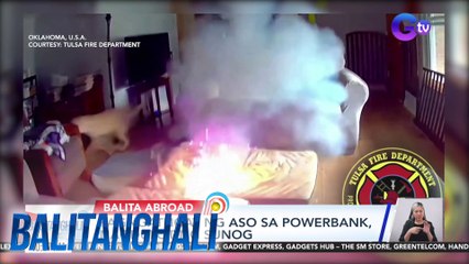 Pagngatngat ng aso sa powerbank, nagdulot ng sunog | Balitanghali
