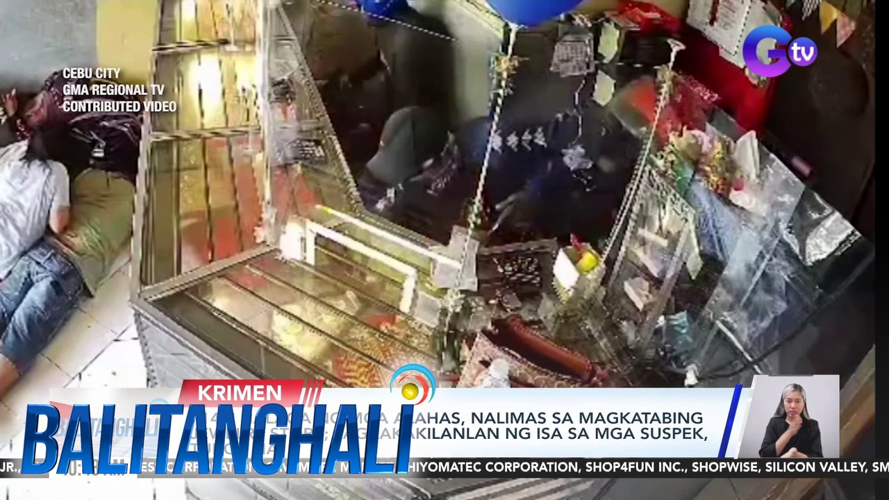 P14M halaga ng mga alahas, nalimas sa magkatabing jewelry store; pagkakakilanlan ng isa sa mga suspek, tukoy na | Balitanghali