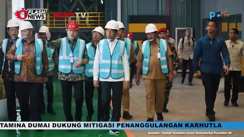 Presiden Jokowi Resmikan Pabrik Bahan Anoda Baterai Litium di Kendal