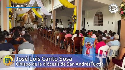 Fiesta en Jáltipan por nuevo párroco de la parroquia de la Virgen del Carmen