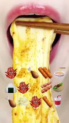 ASMR CHICKEN FEET EMOJI FOOD 닭발 이모지 먹방 (sped up)
