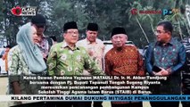 Akbar Tandjung Resmikan Pencanangan Pembangunan Kampus Sekolah Tinggi Agama Islam di Barus, Tapanuli Tengah