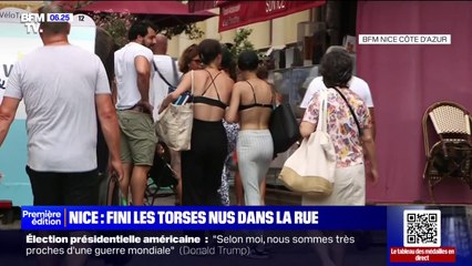 Download Video: Nice: la police traque les torses nus dans la rue