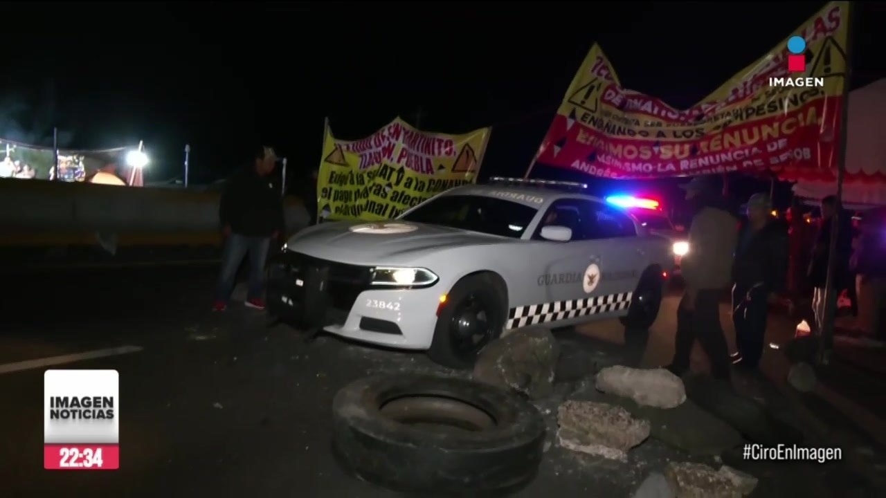 Ejidatarios acordaron abrir un carril en la México-Puebla