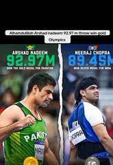 Arshad Nadeem Gold medal Paris  Arshad Nadeem you are great