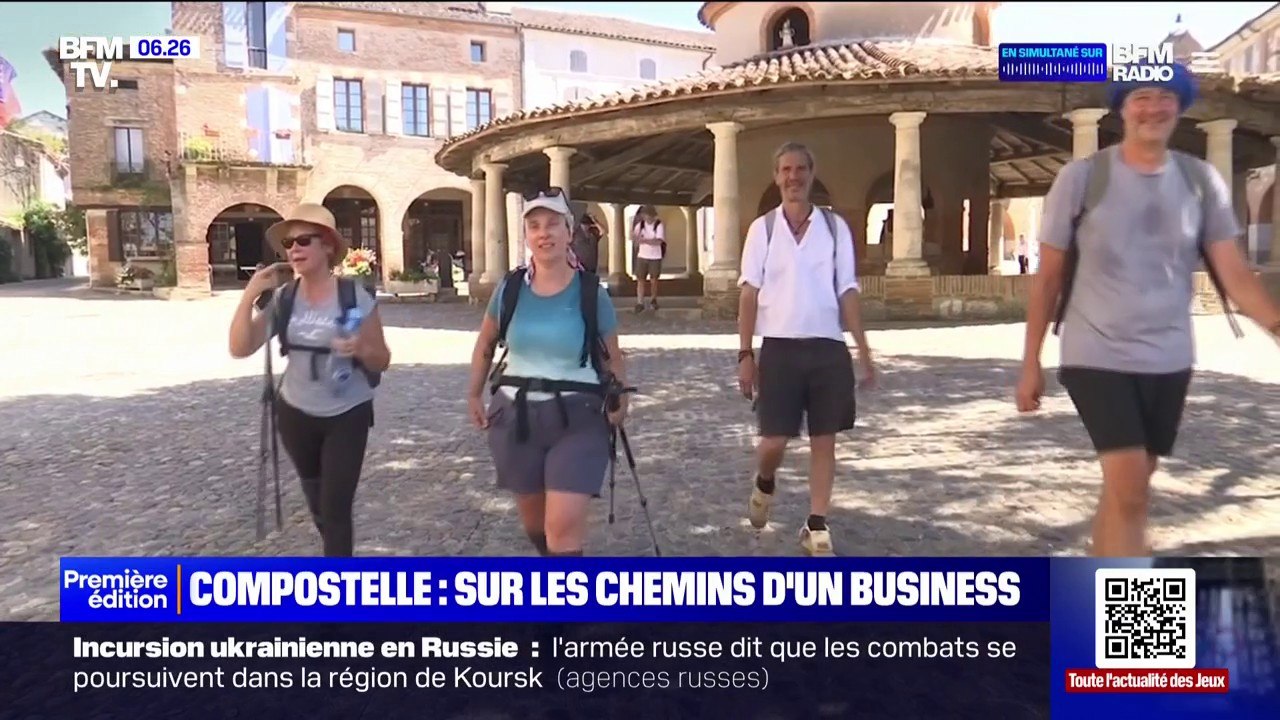 Compostelle: pélerins et amateurs de randonnées se croisent sur les chemins chaque été, créant une activité économique pour les villages alentour